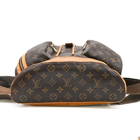 LOUIS VUITTON Brown Monogram Leather Backpack - Picture 5 of 16